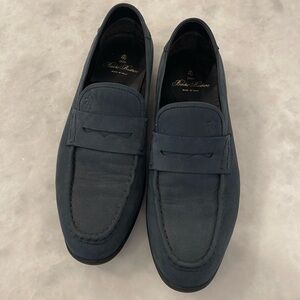 Brooks Brothers Blue Suede Loafers